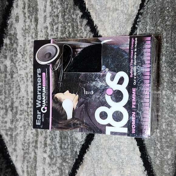 180'S QUANTUM SOUND BLACK FAUX FUR COLD WEATHER EAR WARMERS - Picture 9 of 11